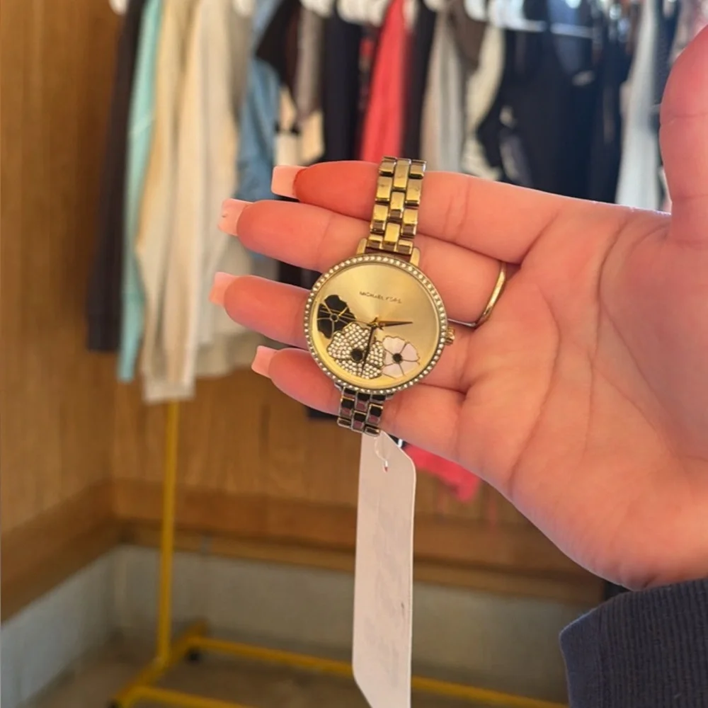Michael Kors Gold and Silver watch